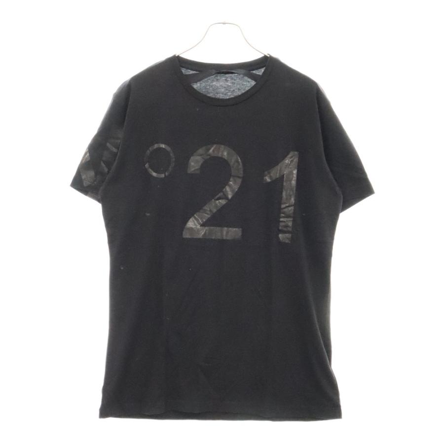 N21 numero ventuno ヌメロ ヴェントゥーノ ロゴプリント クルーネック 