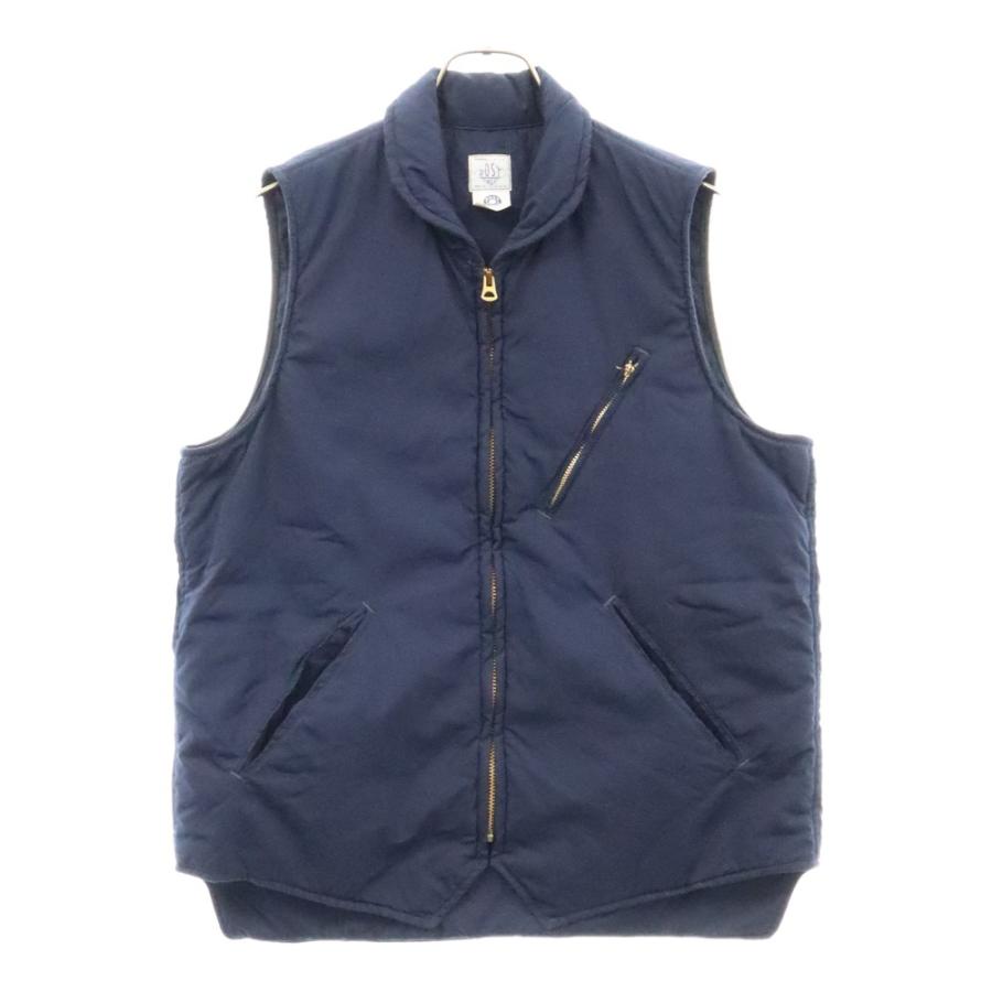 POST OVERALLS ポストオーバーオールズ 中綿 ジップアップ ベスト