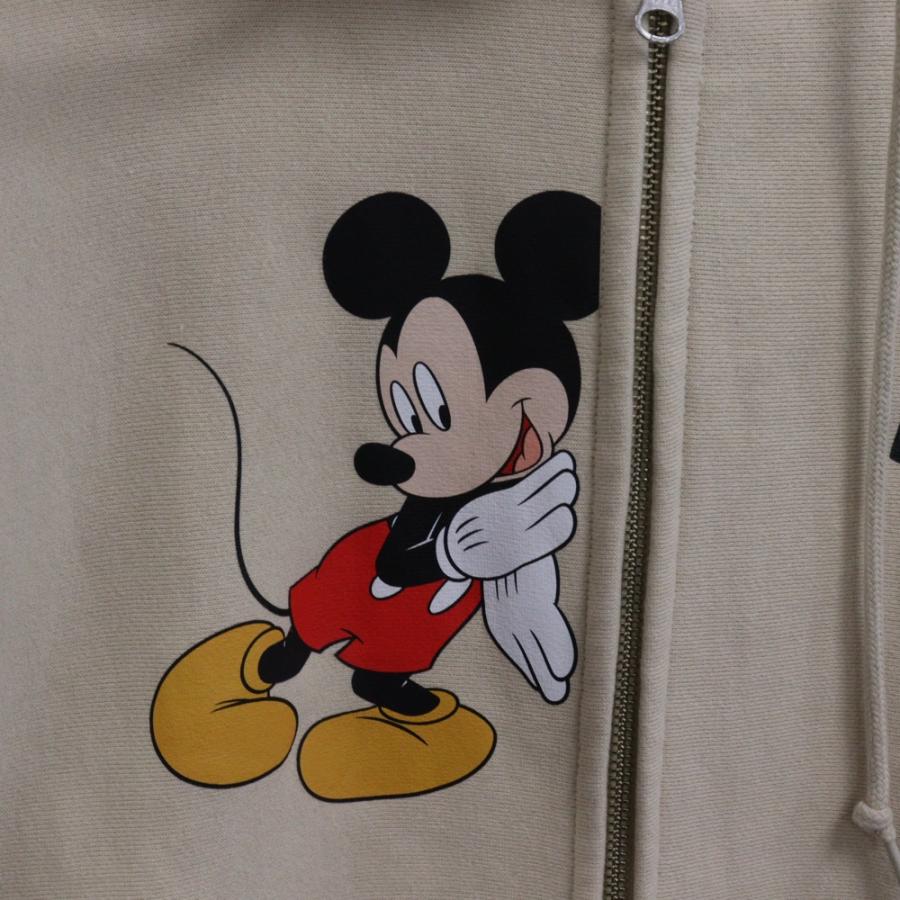 WIND AND SEA ウィンダンシー × ディズニー ミッキー プリントジップ 