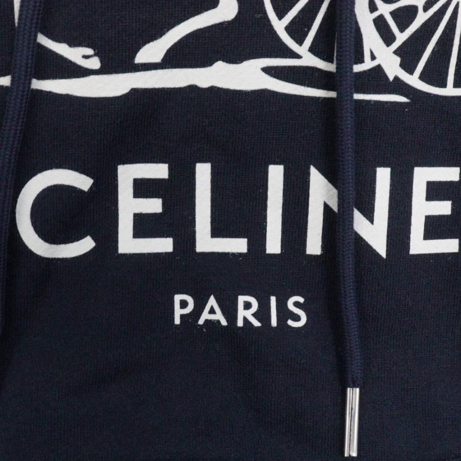 CELINE（セリーヌ） 21AW SULKY SWEATHOODIE カシミヤ混 サルキー ロゴ