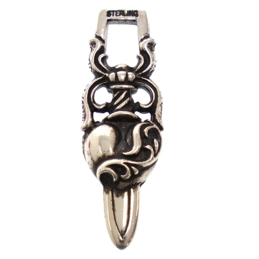 クロムハーツ　ダガーハート　ペンダントトップ 名東】クロムハーツ ネックレストップ ペンダントトップ ダガーハート