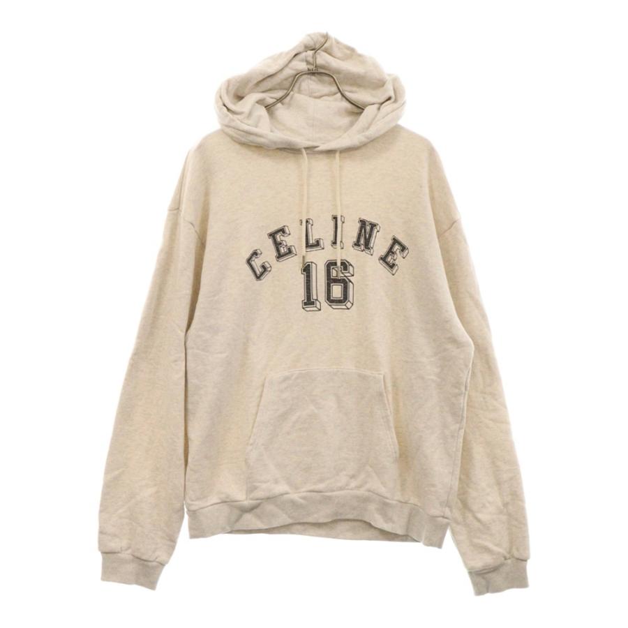 CELINE セリーヌ 16 ルーズロゴプリント スウェット プル CELINE セリーヌ 16 ルーズロゴプリント スウェット プル