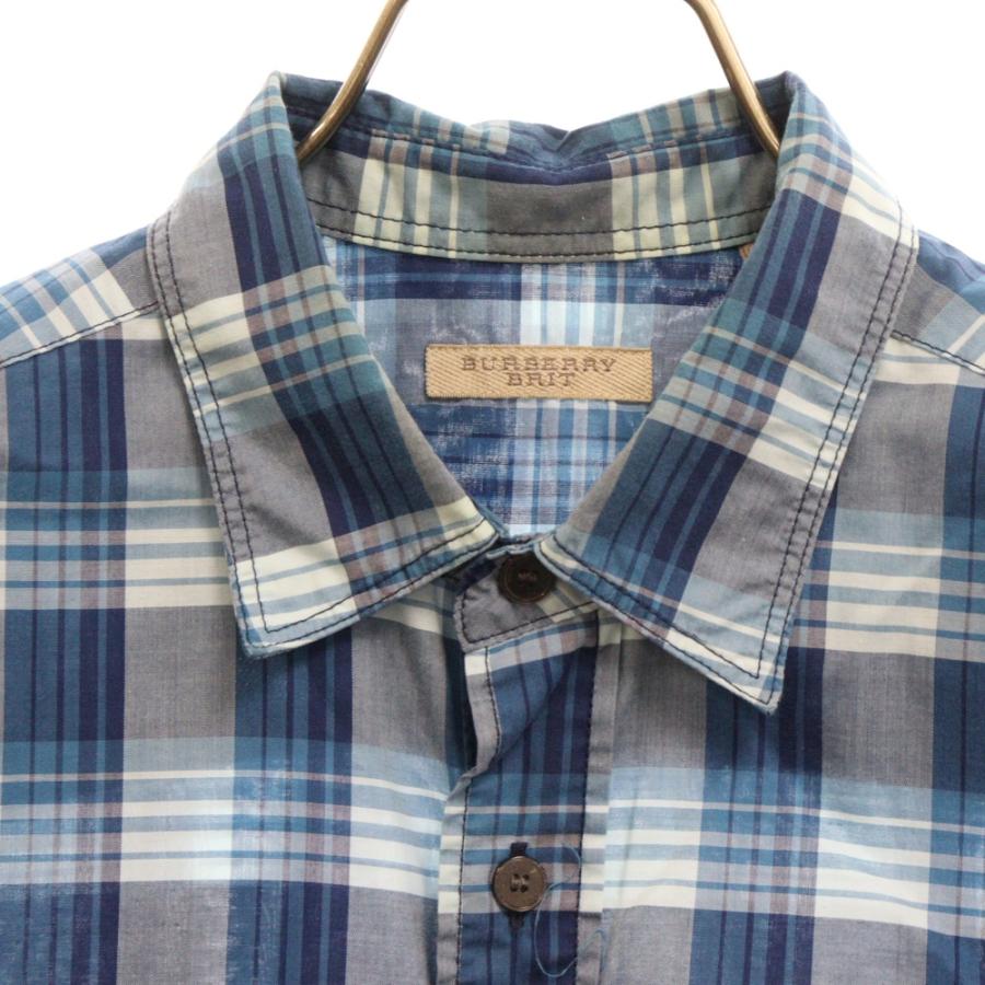 BURBERRY BRIT バーバリー ブリット チェック コットン 長袖 BURBERRY BRIT バーバリー ブリット チェック コットン 長袖