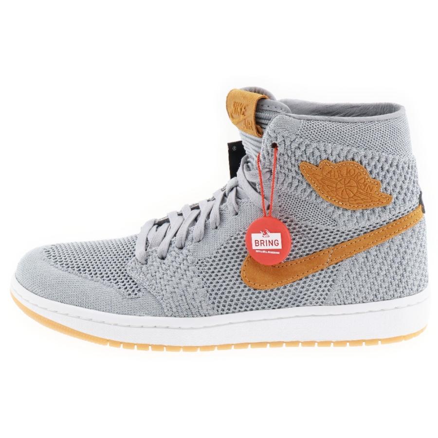 NIKE ナイキ AIR JORDAN 1 エアジョーダン ハイ フライニット ウルフ 