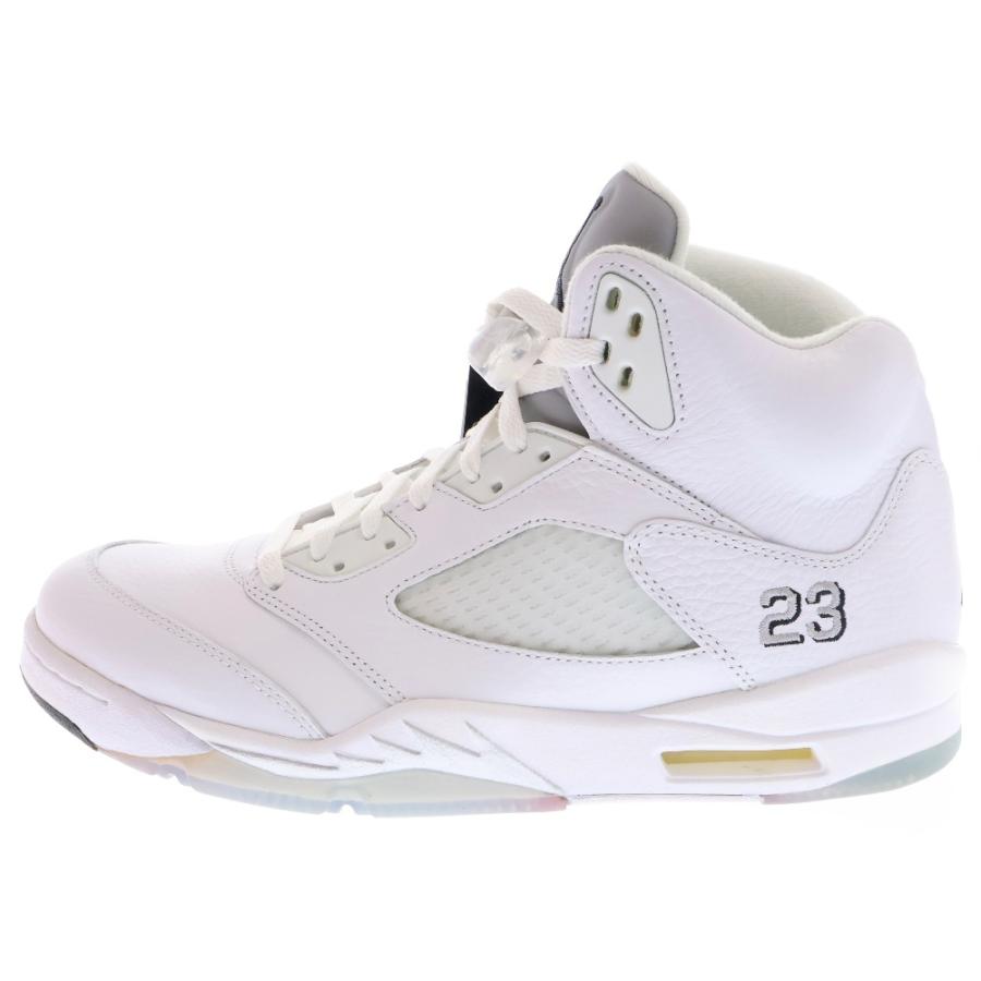 NIKE ナイキ AIR JORDAN 5 RETRO METALLIC WHITE エアジョーダン5 