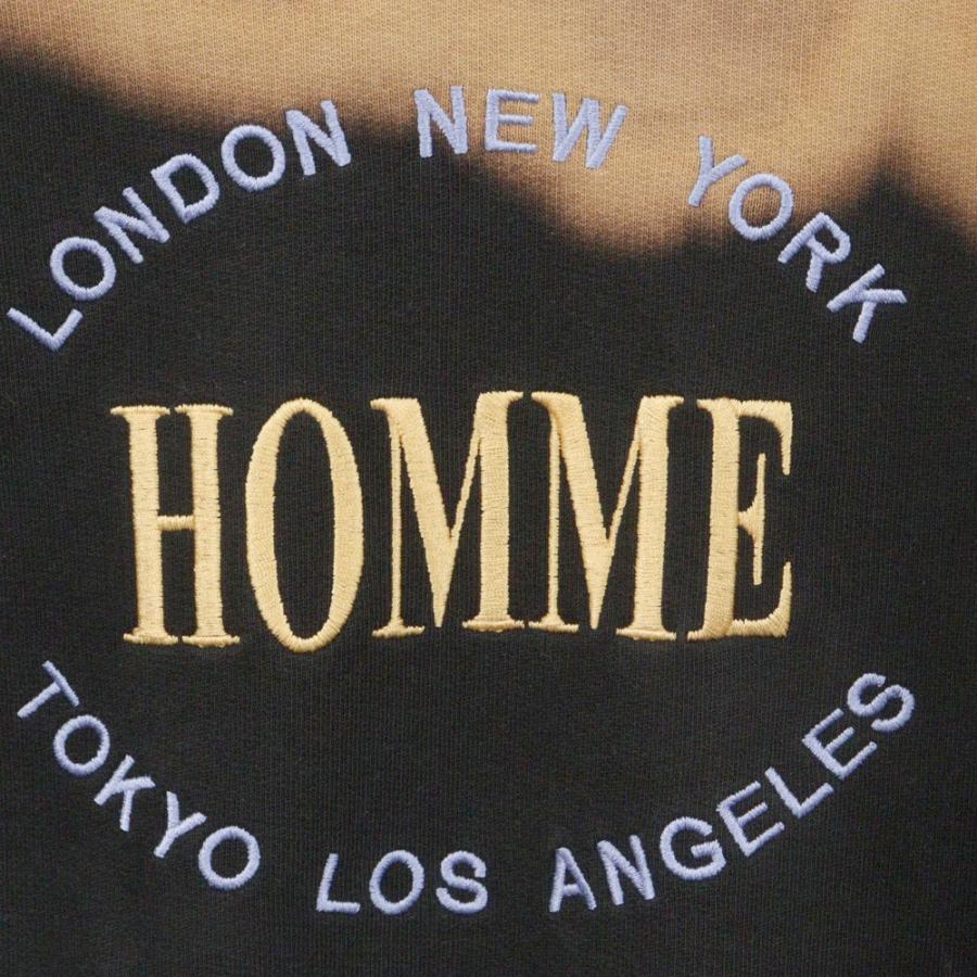 BALENCIAGA バレンシアガ 17AW ブリーチ加工HOMME刺繍オーバーサイズ 