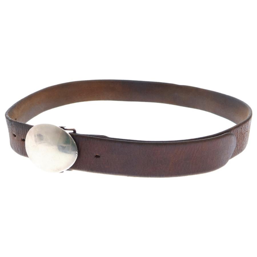 goro's（ゴローズ） 4cm 可動式丸型 サドルレザー バックル ベルト