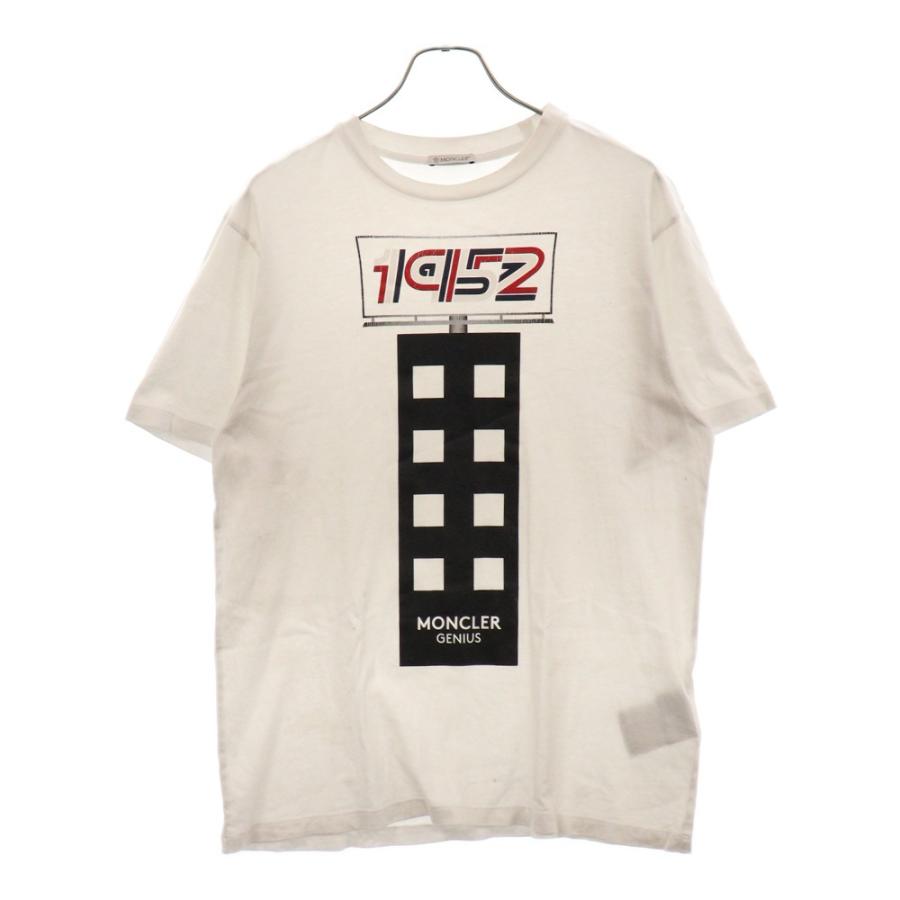 MONCLER モンクレール 19AW GENIUS 1952 プリント 半袖Tシャツ  