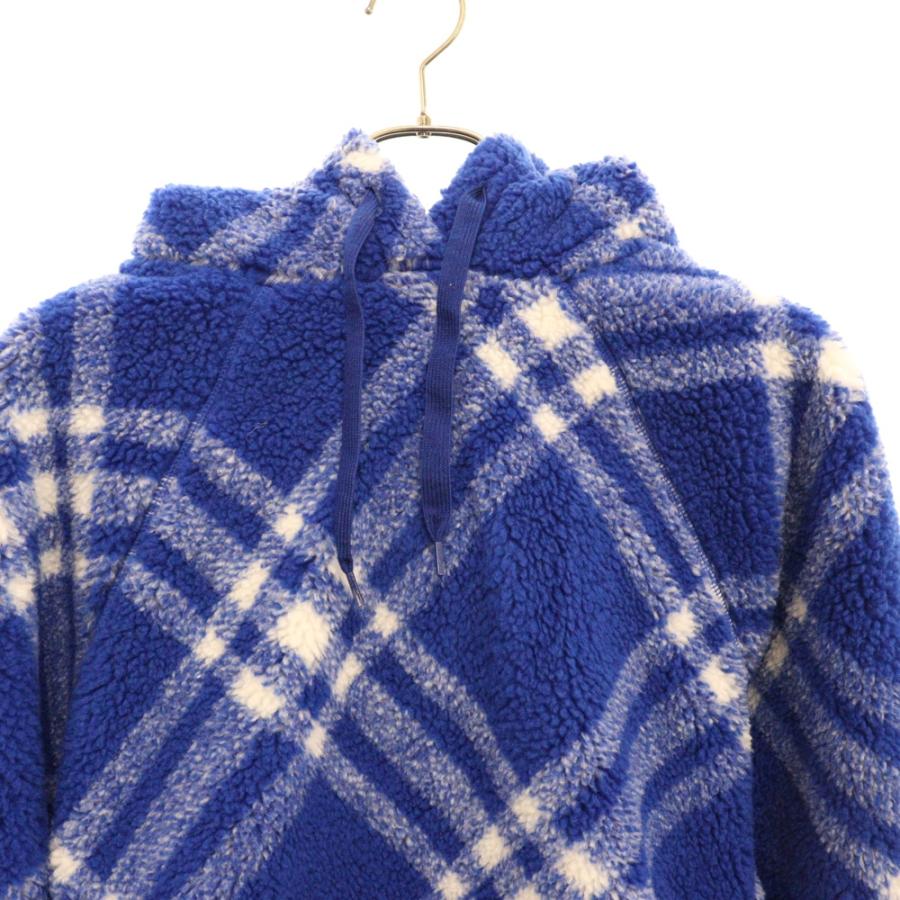 BURBERRY バーバリー Check Fleece Pullover Parka チェック柄 BURBERRY バーバリー Check Fleece Pullover Parka チェック柄