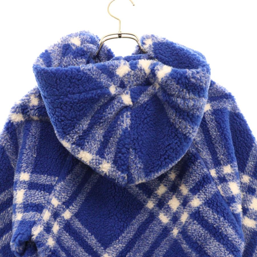 BURBERRY バーバリー Check Fleece Pullover Parka チェック柄 BURBERRY バーバリー Check Fleece Pullover Parka チェック柄