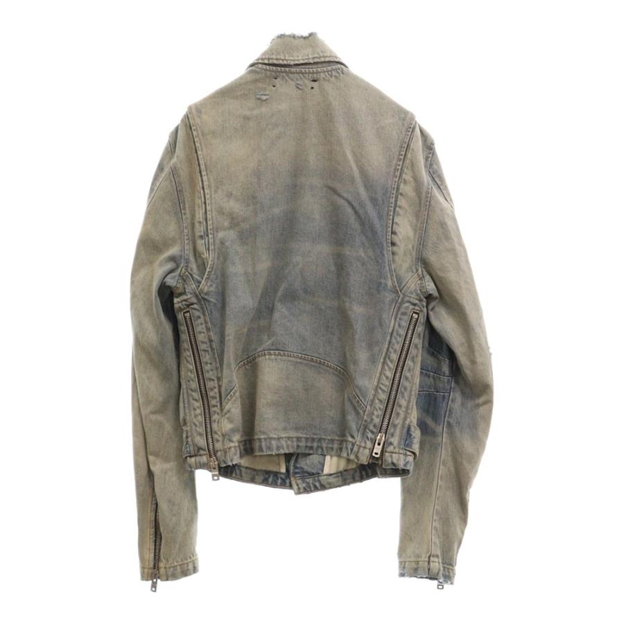 AMIRI アミリ Damage Denim Riders Jacket ダメージ加工 デニム AMIRI アミリ Damage Denim Riders Jacket ダメージ加工 デニム