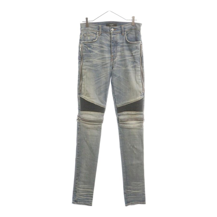 AMIRI アミリ ボタンフライ サイドジップ 蛇腹 スキニー デニム AMIRI アミリ ボタンフライ サイドジップ 蛇腹 スキニー デニム