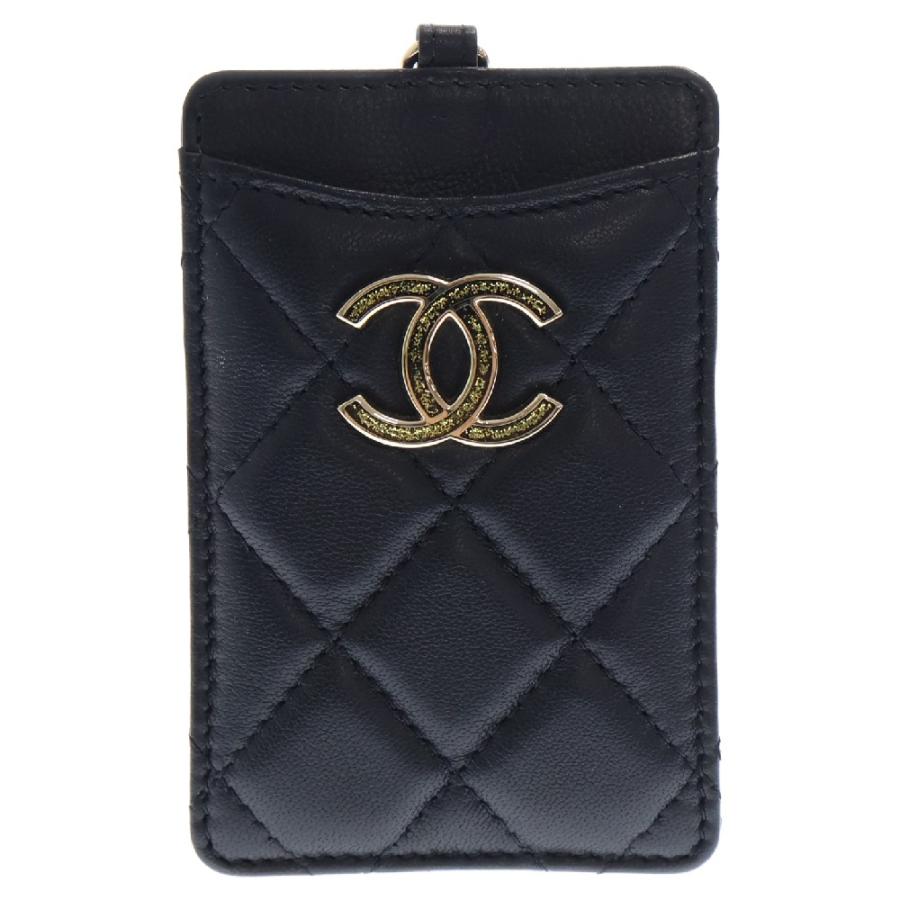 CHANEL シャネル チェーンカードケース カードホルダー ネック CHANEL シャネル チェーンカードケース カードホルダー ネック