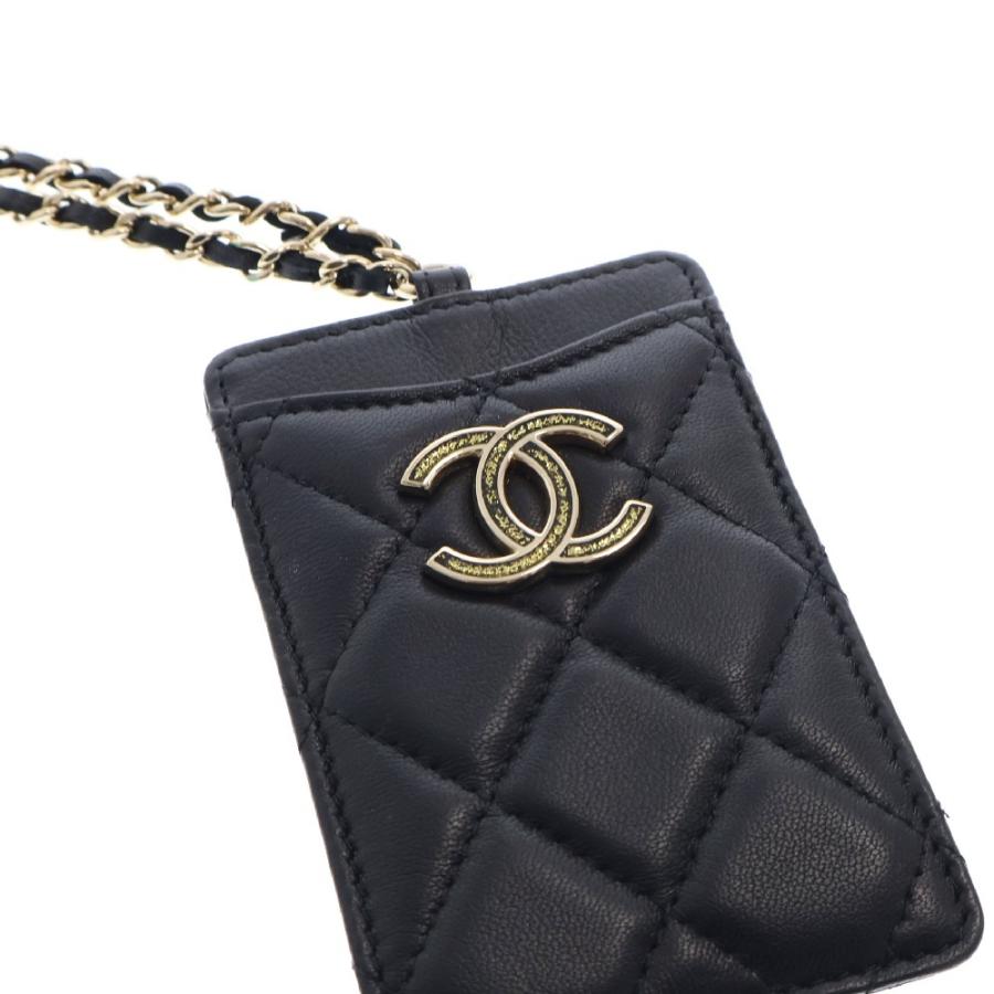CHANEL シャネル チェーンカードケース カードホルダー ネック CHANEL シャネル チェーンカードケース カードホルダー ネック