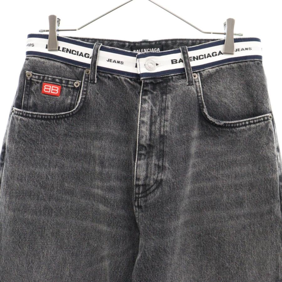 BALENCIAGA バレンシアガ 21SS ウエストロゴ ウォッシュド BALENCIAGA バレンシアガ 21SS ウエストロゴ ウォッシュド