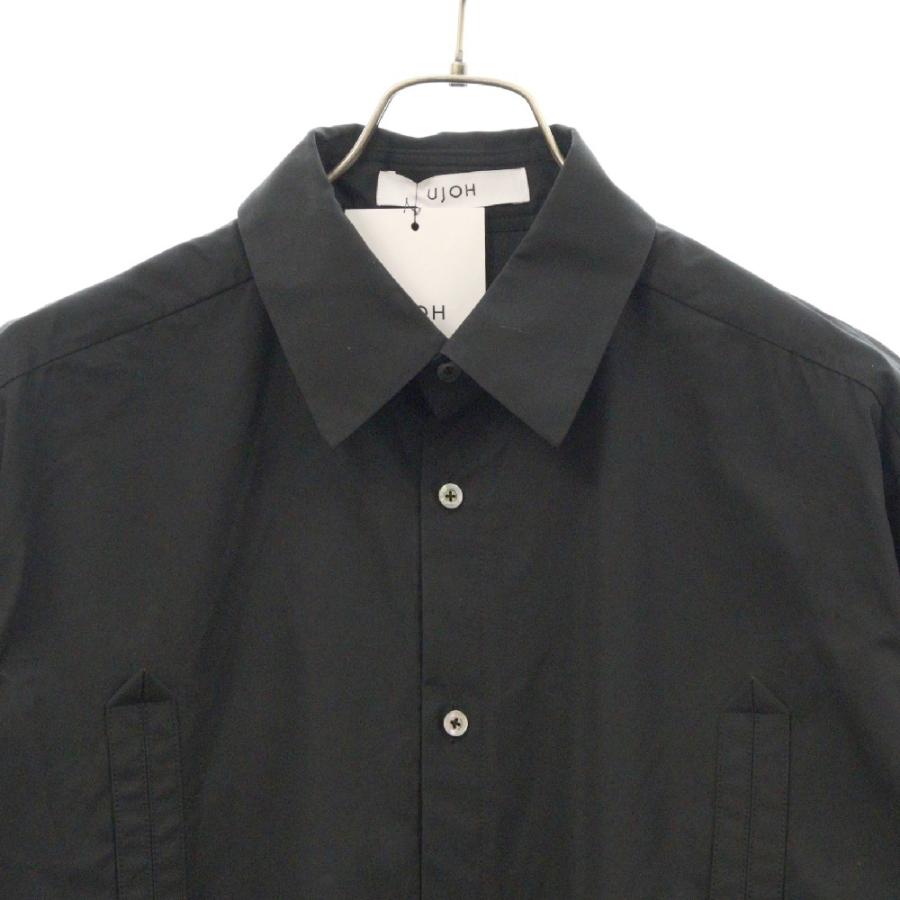 UJOH（ウジョー） 23SS Cord Slit Shirt ドローコード スリット 長袖