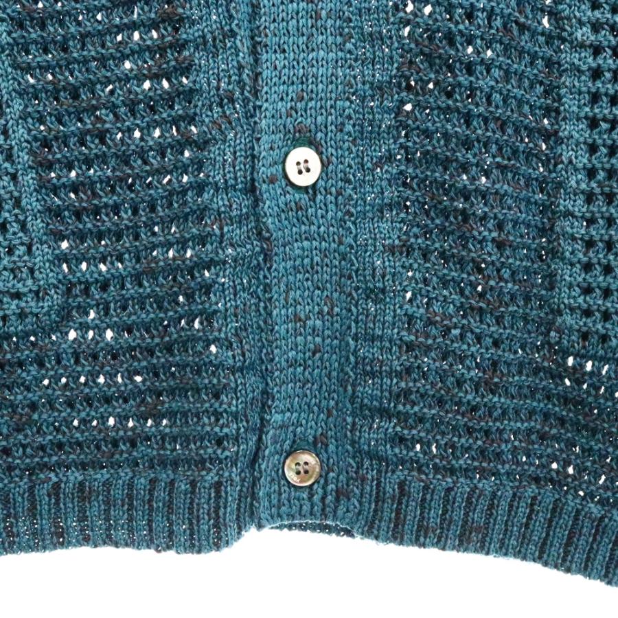YOKE ヨーク 24SS MESH KNITTED BUTTONED CARDIGAN メッシュ YOKE ヨーク 24SS MESH KNITTED BUTTONED CARDIGAN メッシュ