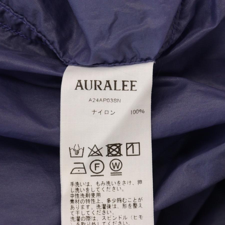 AURALEE オーラリー 24AW WASHED SUPER LIGHT AIRY NYLON ANORAK AURALEE オーラリー 24AW WASHED SUPER LIGHT AIRY NYLON ANORAK