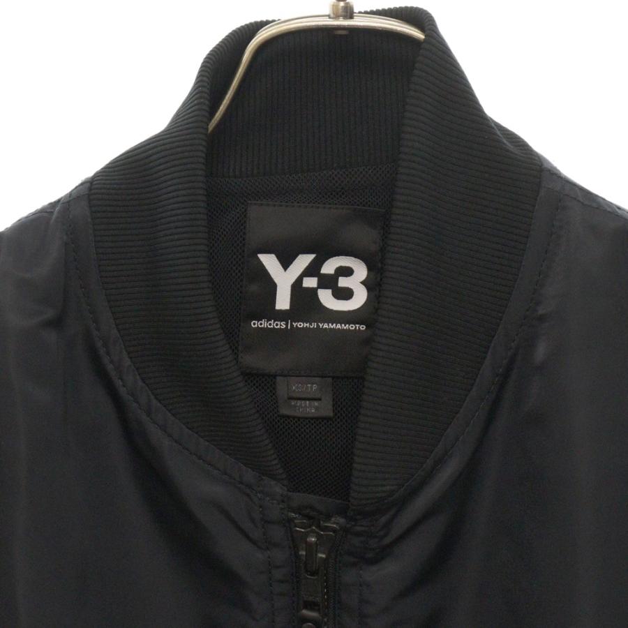 Y-3 ワイスリー LONG BOMBER COAT バックロゴ ナイロン ロング 