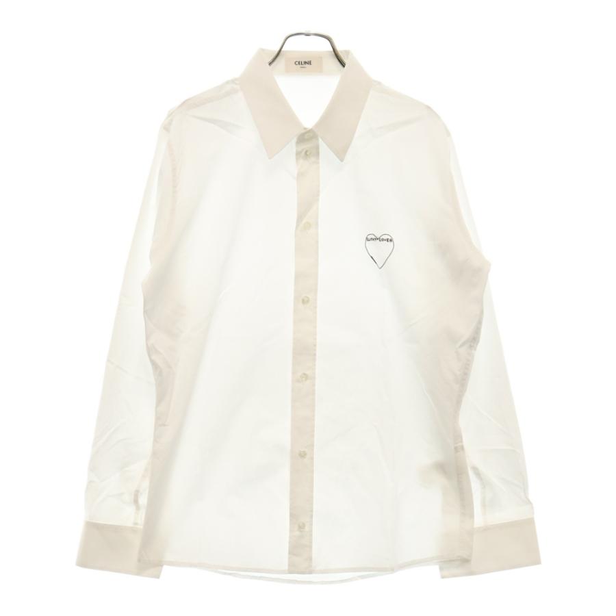 CELINE（セリーヌ） Artist Embroidered Shirt In Cotton Poplin