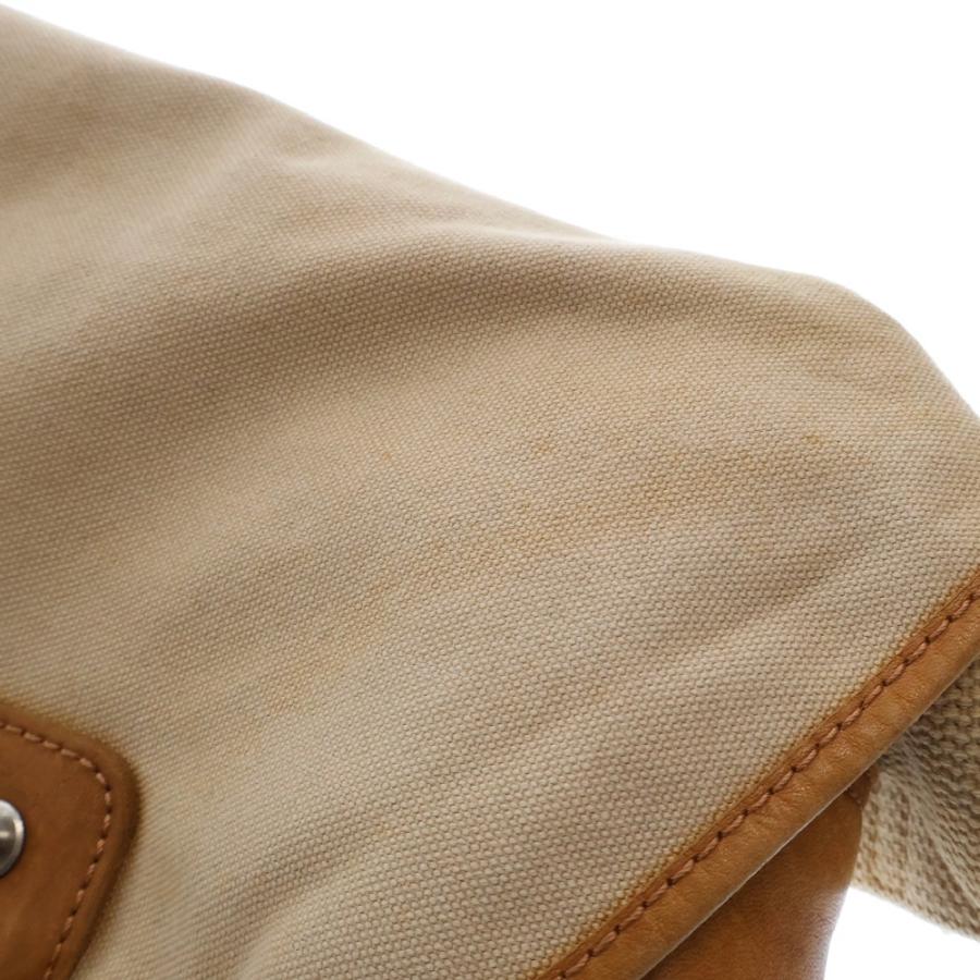 COMME des GARCONS HOMME コムデギャルソンオム キャンバス レザー切替 トートバッグ ベージュ HB-K205 COMME des GARCONS HOMME コムデギャルソンオム キャンバス レザー切替
