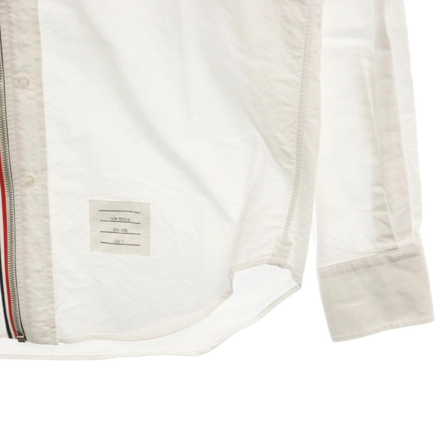 THOM BROWNE（トム ブラウン） ジップデザイン トリコロール 長袖