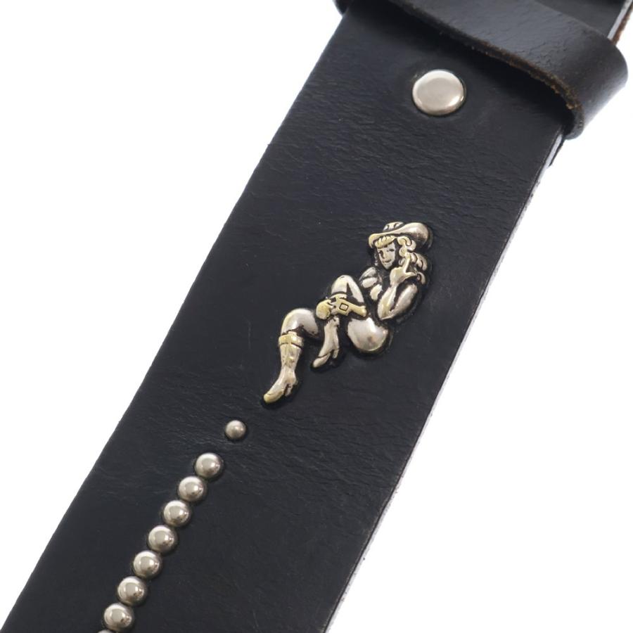 WOLF'S HEAD ウルフズヘッド ×WACKO MARIA STUDS LEATHER BELT WOLF'S HEAD ウルフズヘッド ×WACKO MARIA STUDS LEATHER BELT