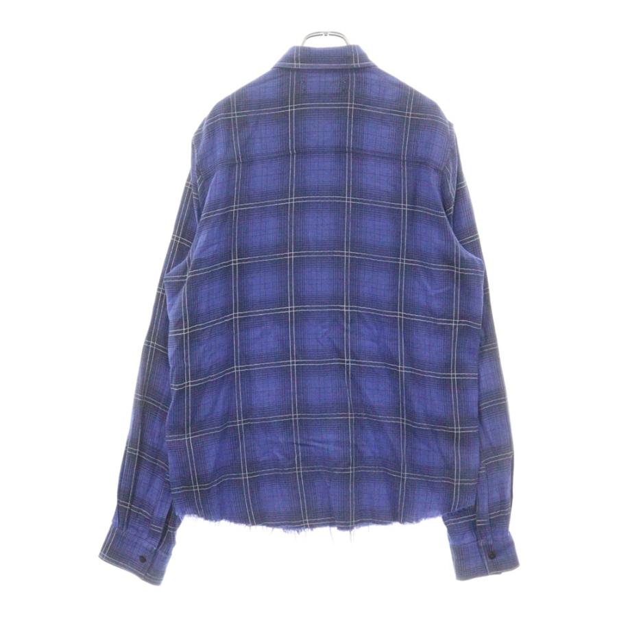 AMIRI（アミリ） Cashmere Check L/S Shirt カシミア混 チェック長袖