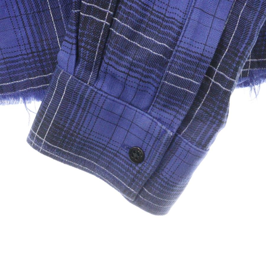 AMIRI（アミリ） Cashmere Check L/S Shirt カシミア混 チェック長袖