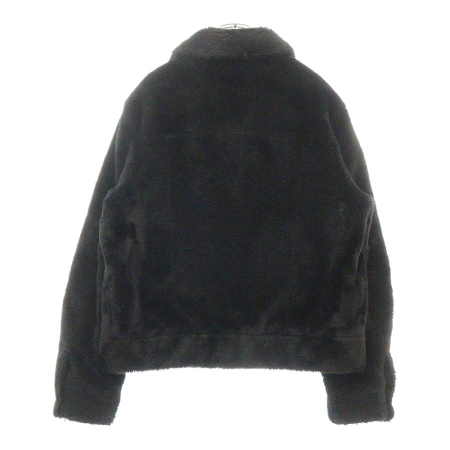 サンローランパリ 23AW ANIMAL FREE FUR SHORT DENIM JACKET フェイク