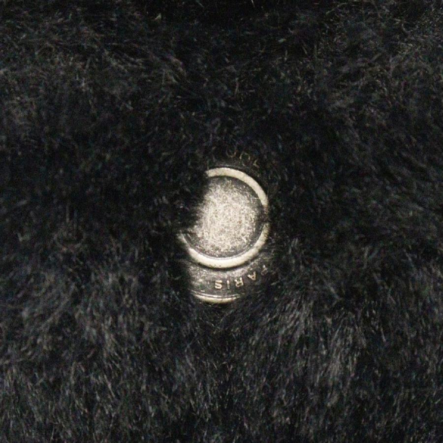 サンローランパリ 23AW ANIMAL FREE FUR SHORT DENIM JACKET フェイク