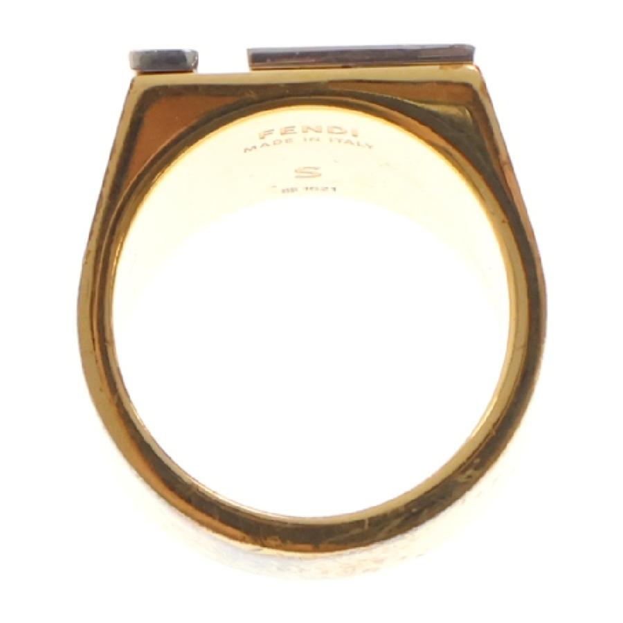 FENDI フェンディ フォーエバー スクエア FFロゴ リング : BRING Yahoo  