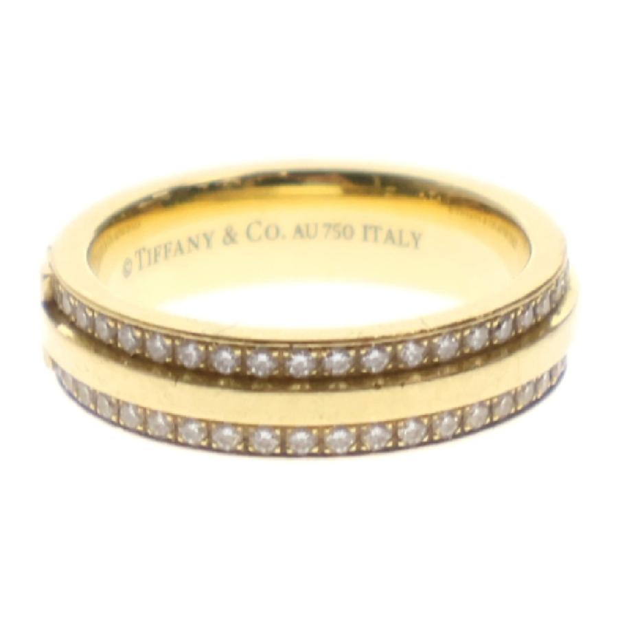 TIFFANY&Co ティファニー K18YG Tナロー ダイヤリング ゴールド 7号