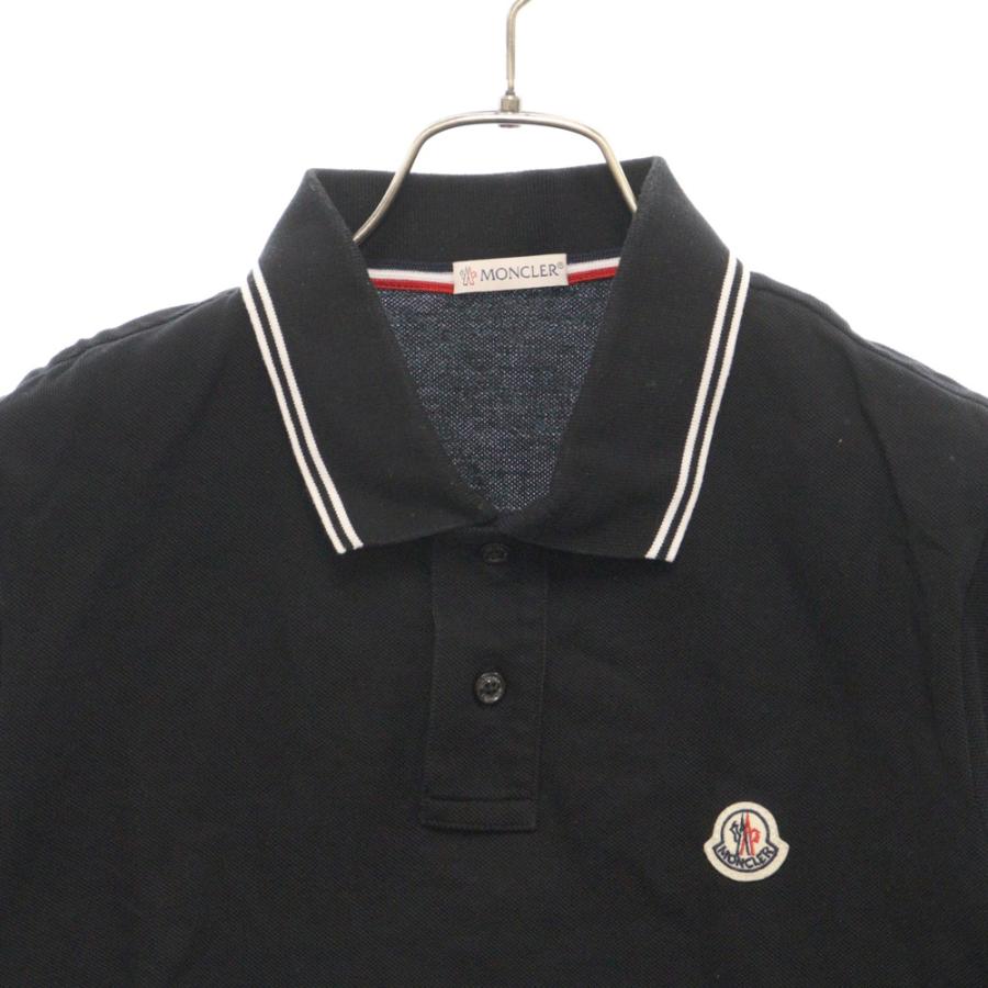 MONCLER（モンクレール） MAGLIA POLO MANICA CORTA ライン ワッペン