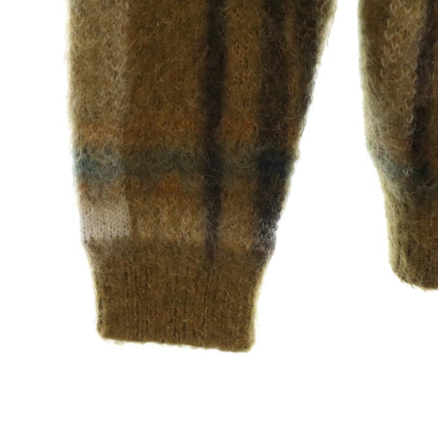 CELINE（セリーヌ） 20AW ブラッシュドモヘアカーディガン カーキ