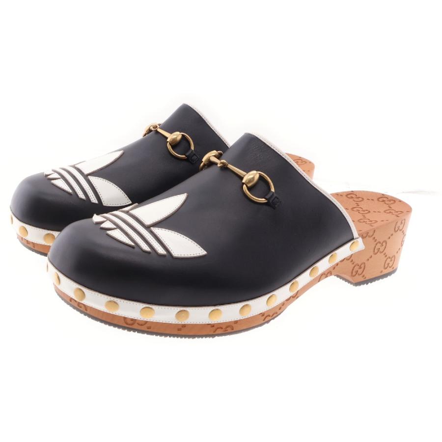 GUCCI（グッチ） ×adidas ホースビットレザークロッグシューズ