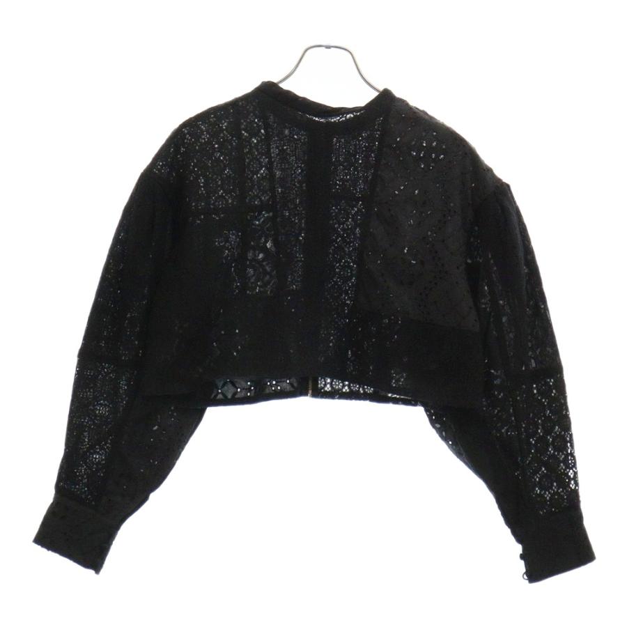 Ameri（アメリ） 2WAY PATCHWORK LACE ZIP TOP パッチワーク レース 