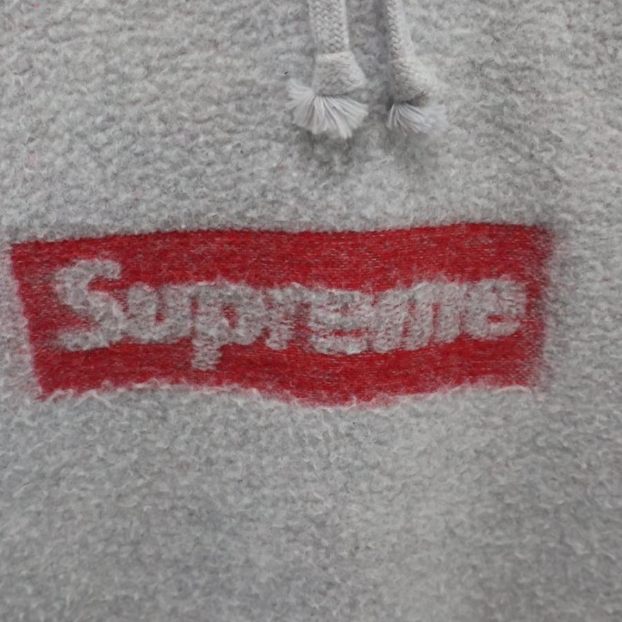 Supreme インサイドボックスロゴパーカー 23ss グレー シュプリーム 23SS インサイドアウト ボックスロゴ フーデッド