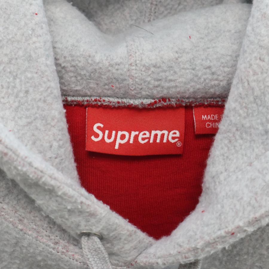 Supreme インサイドボックスロゴパーカー 23ss グレー シュプリーム 23SS インサイドアウト ボックスロゴ フーデッド