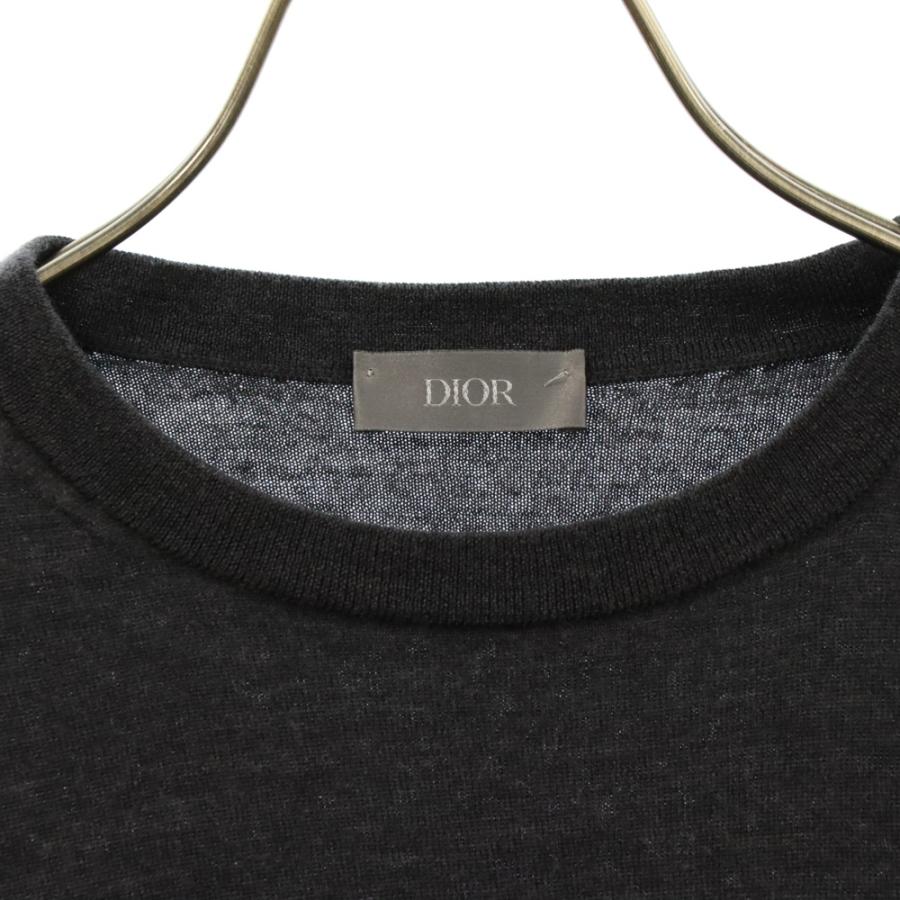 DIOR ディオール 19AW ビジターパッチ クルーネック ニットセーター 