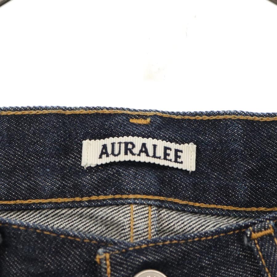 AURALEE オーラリー 21AW HARD TWIST DENIM WIDE PANTS ハードツイスト 