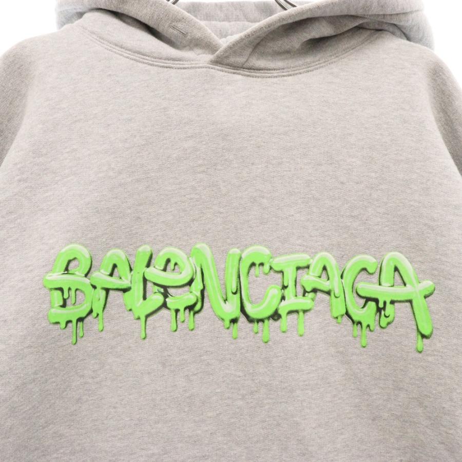 BALENCIAGA バレンシアガ 22SS スライムペイントロゴ プル BALENCIAGA バレンシアガ 22SS スライムペイントロゴ プル