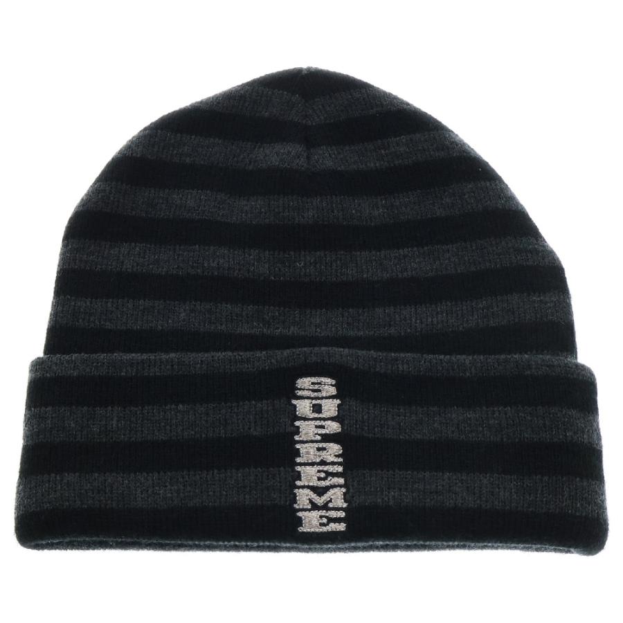 Supreme（シュプリーム） 16AW VERTICAL LOGO STRIPED BEANIE