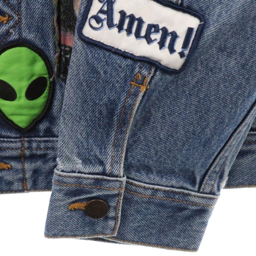 Supreme SUPREME シュプリーム 18SS Patches Denim Trucker Supreme SUPREME シュプリーム 18SS Patches Denim Trucker