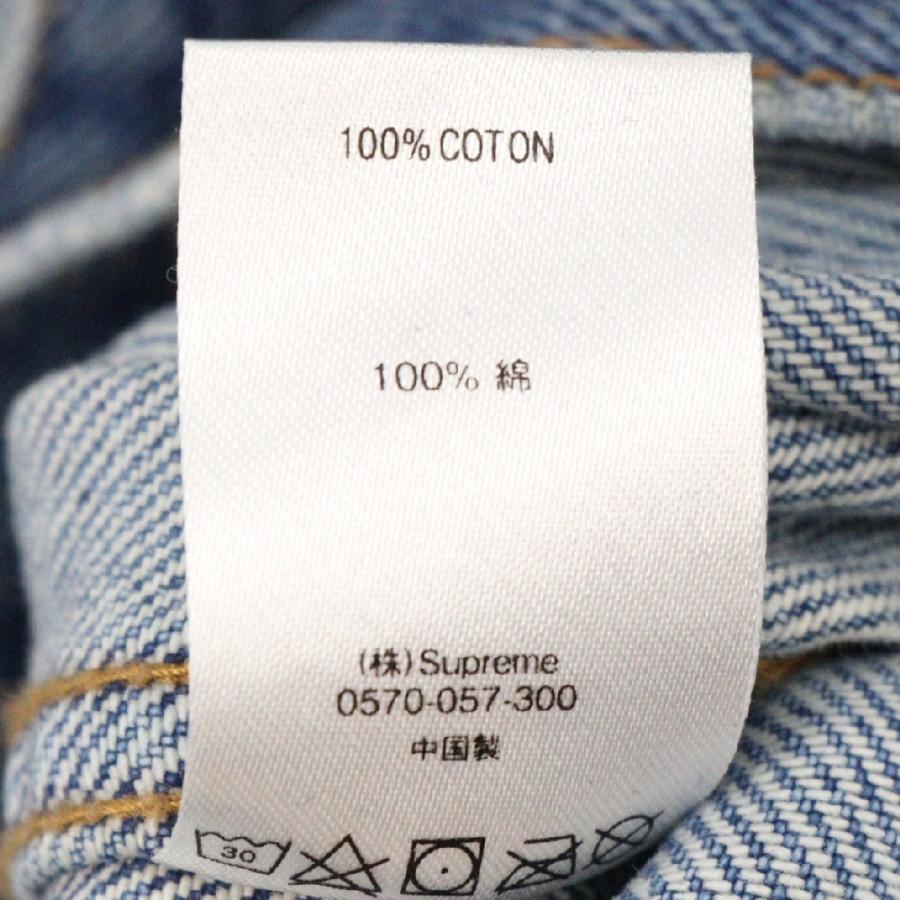 Supreme SUPREME シュプリーム 18SS Patches Denim Trucker Supreme SUPREME シュプリーム 18SS Patches Denim Trucker