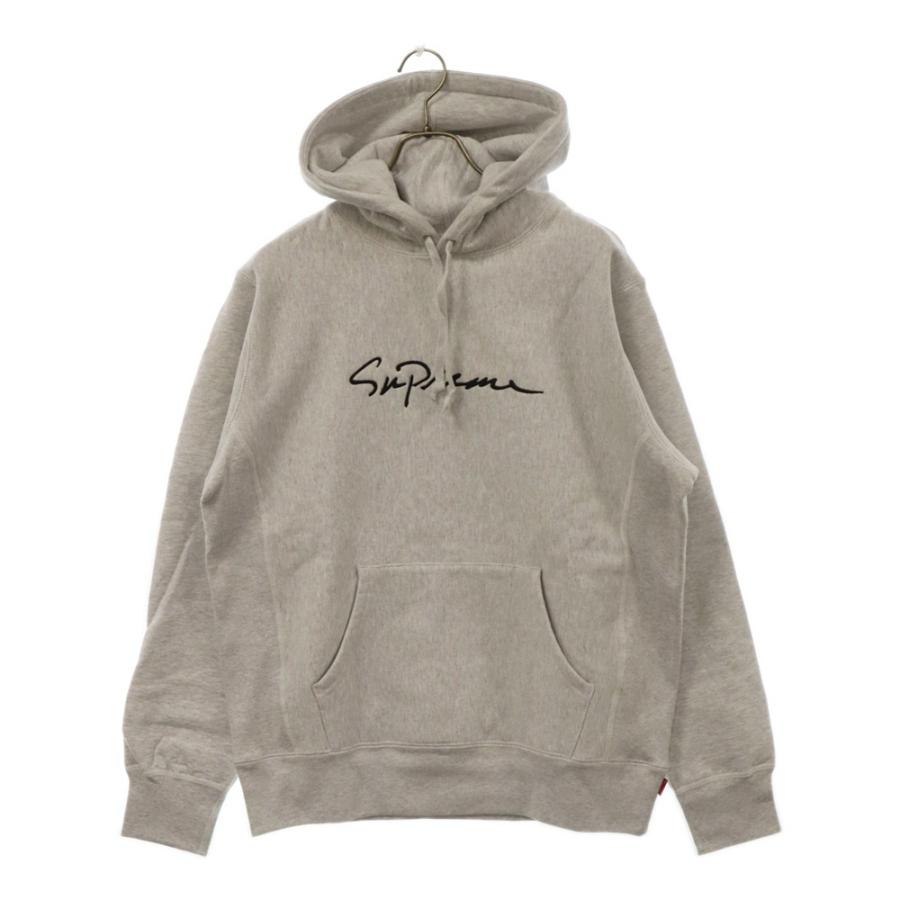 トップス supreme classic script hooded sweatshirt Supreme Classic Script Hooded Sweatshirt Black Men's - FW18 - US