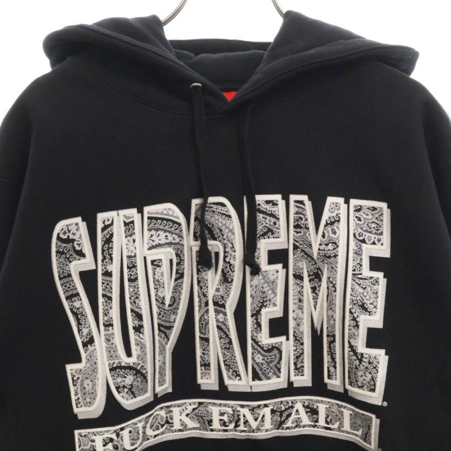 Supreme（シュプリーム） 17AW Paisley Fuck Em All Hooded Sweatshirt 