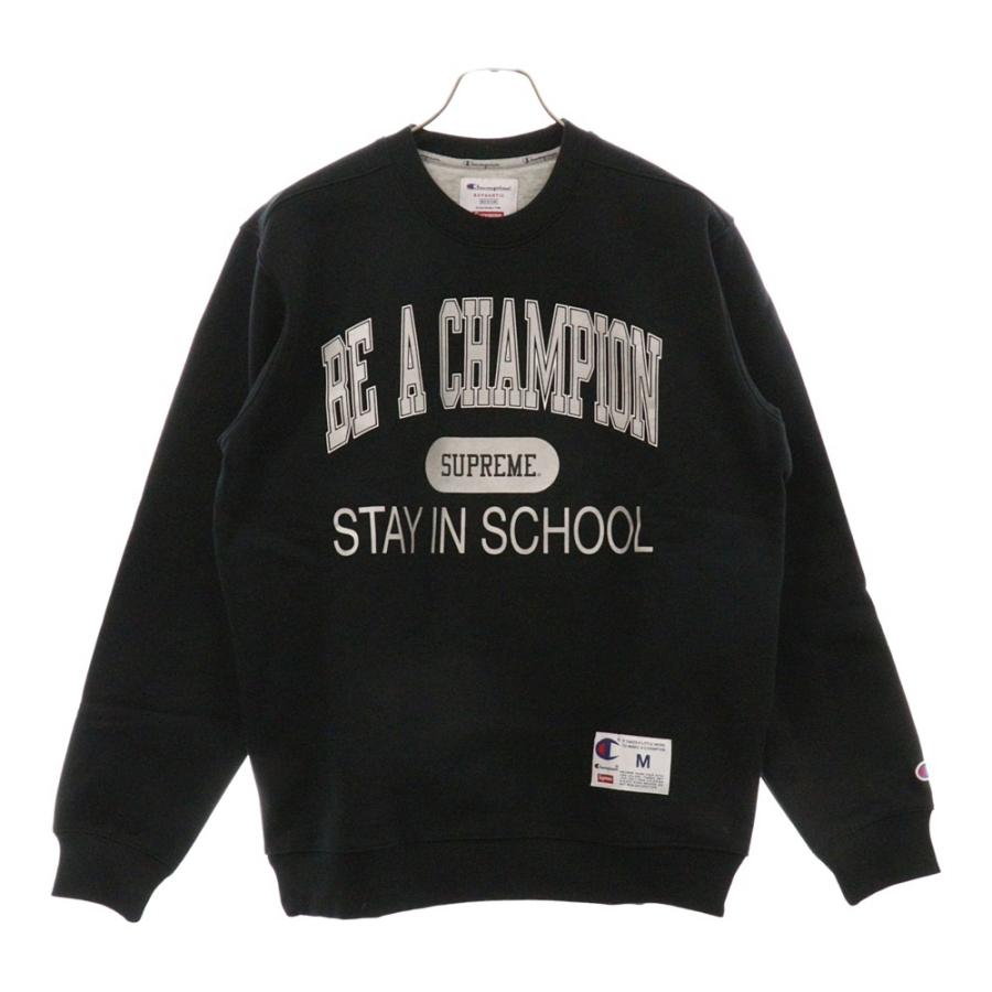 Supreme（シュプリーム） 18SS Champion Stay In School Crew Neck 
