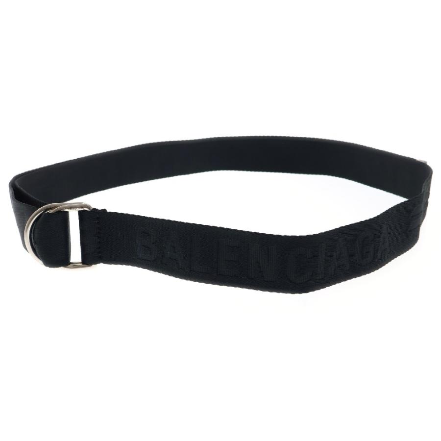BALENCIAGA バレンシアガ SPORTY Bロゴ D-RING ベルト ブラック BALENCIAGA バレンシアガ SPORTY Bロゴ D-RING ベルト ブラック