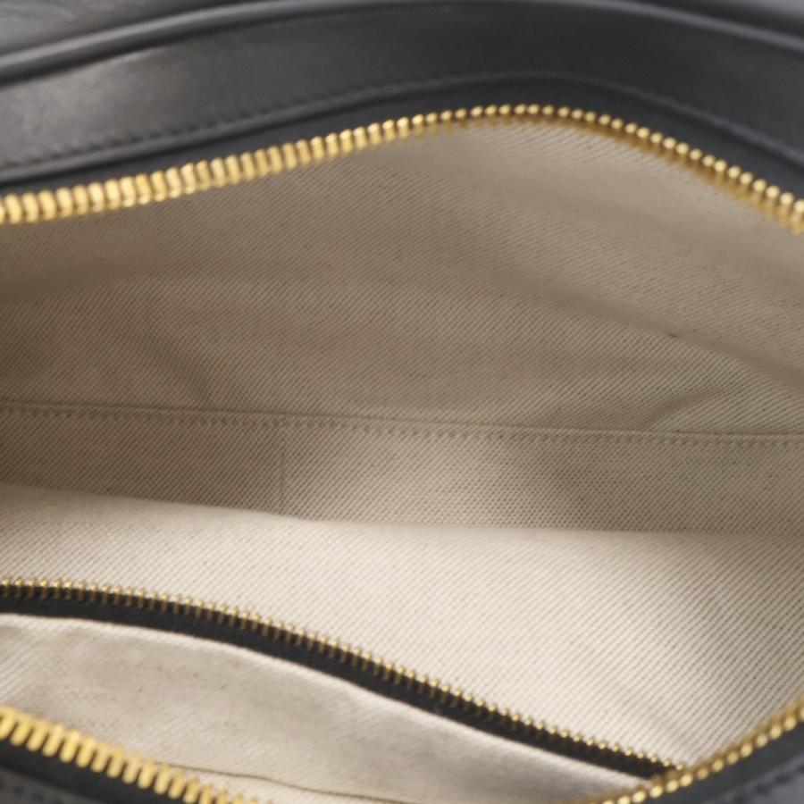 美品】グッチワンショルダー シェリーライン ブラック702823